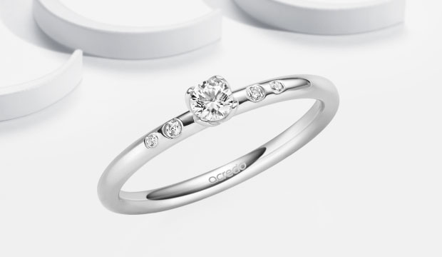Diamantové zásnubní prsteny | acredo
