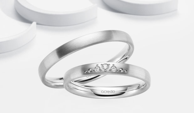 Platinové snubní prsteny - Pure Emotion | acredo