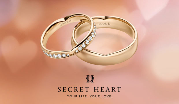 SECRET HEART snubní prsteny/snubní prsteny | acredo